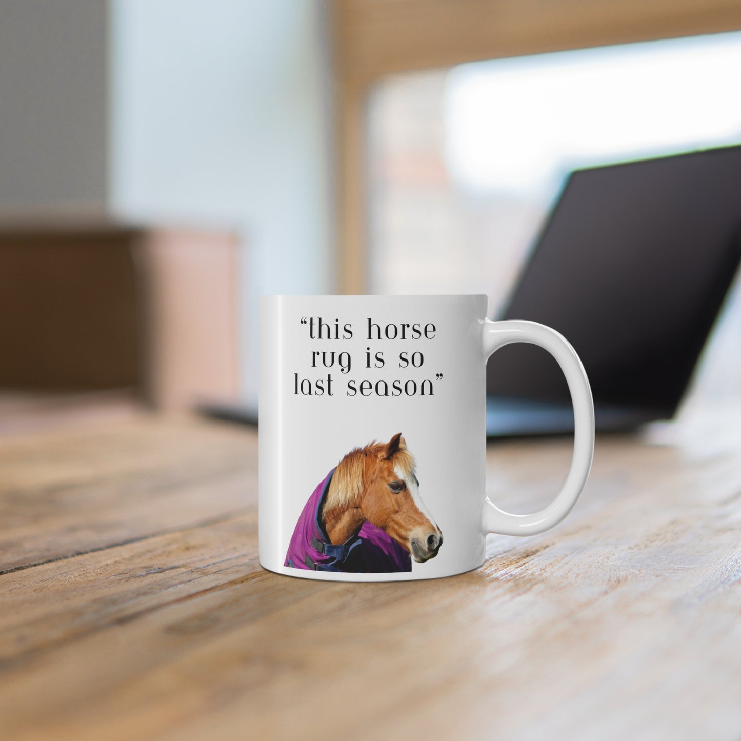 So last season horse theme Ceramic Coffee Cups, 11oz