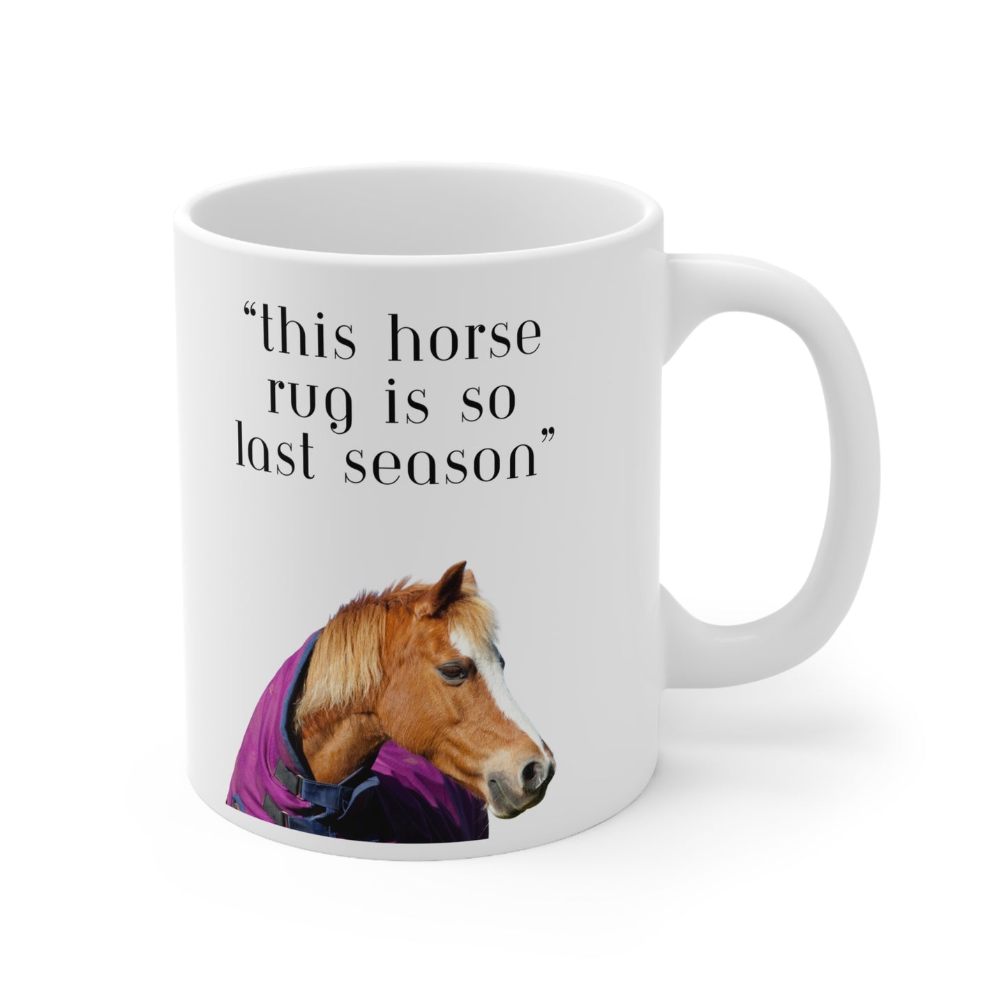 So last season horse theme Ceramic Coffee Cups, 11oz