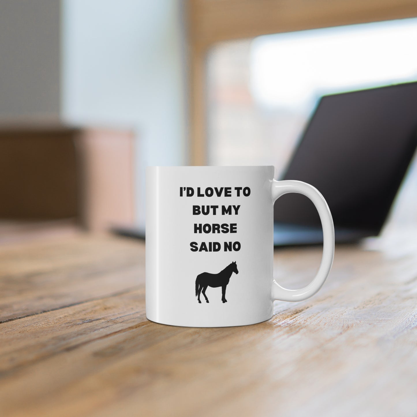 Horse said no horse theme Ceramic Coffee Cups, 11oz