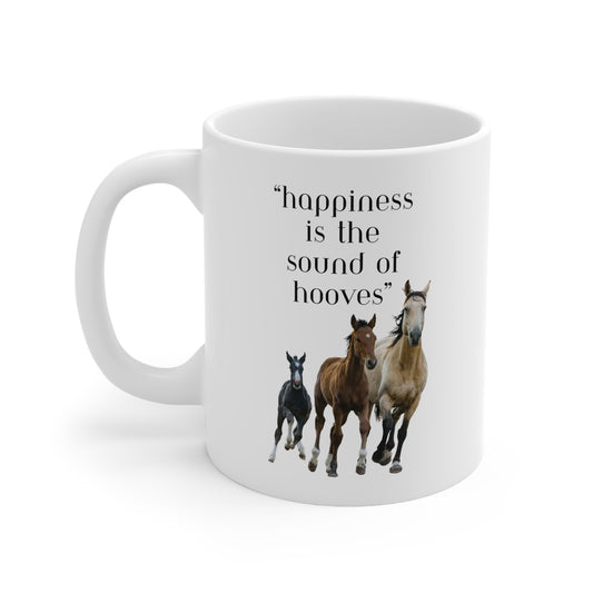 Happiness horse theme Ceramic Coffee Cups, 11oz