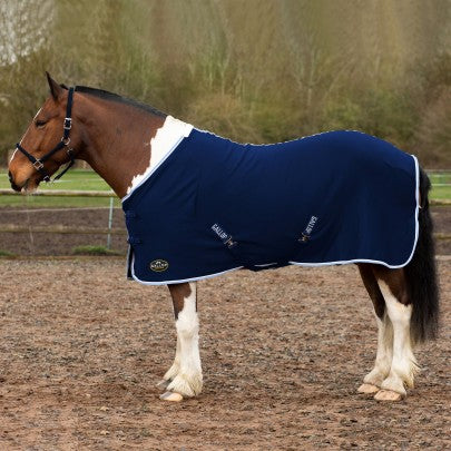 GALLOP Navy Blue Jersey Cooler Rug