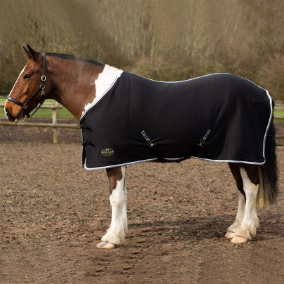 GALLOP Black Jersey Cooler Rug