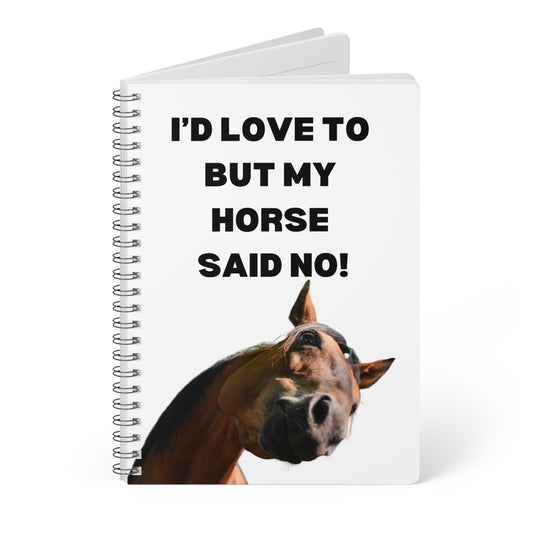 that's a no horse theme Wirobound Softcover Notebook, A5