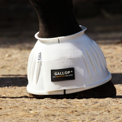 White Double Taped PVC Ribbed Over Reach Boots