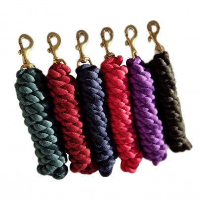 GALLOP Premium Polycotton Leadrope with Solid Brass Trigger Clip